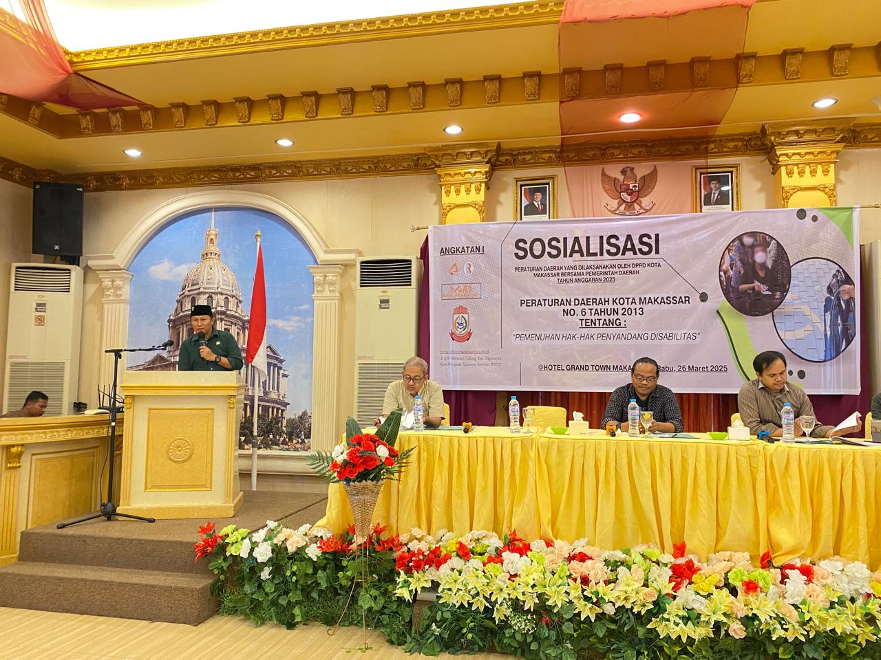 Zulhajar Tegaskan Komitmen DPRD Makassar terhadap Kota Inklusif melalui Sosialisasi Perda Disabilitas