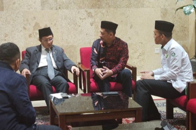 Pj Wali Kota Palopo dan Rektor UIN Palopo Temui Menteri Agama, Bahas Hal ini