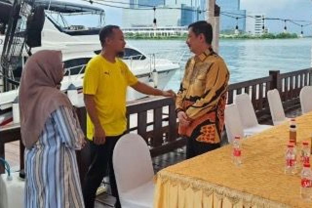 Pj Wali Kota Palopo Silaturahmi dengan Gubernur Sulsel.