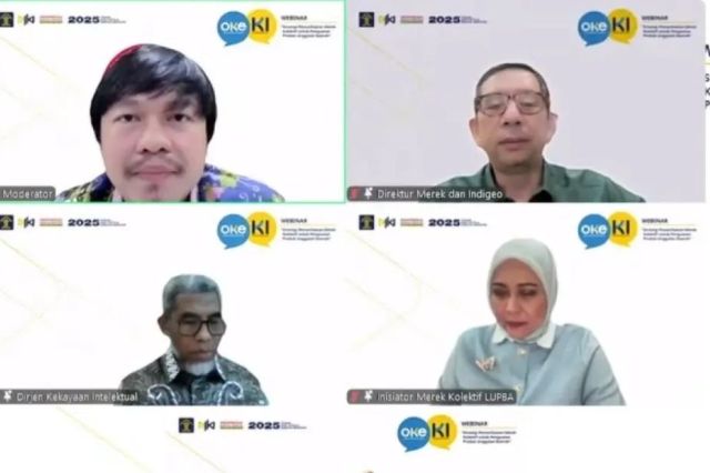 Webinar OKE KI Kemenkum: Dukungan Konkret Bagi Pengembangan Produk Unggulan Daerah