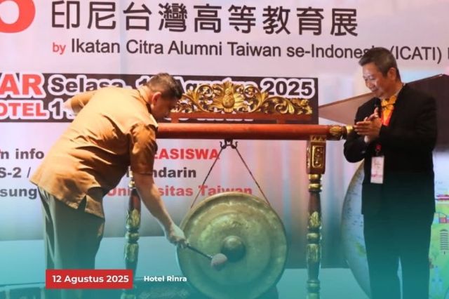Kepala Bappeda Dampingi Walikota Makassar Hadiri dan Membuka Kegiatan THEFI 2025 oleh Ikatan Citra Alumni Taiwan