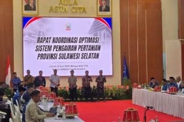 Pemprov Sulsel Gelar Rakor Optimasi Sistem Pengairan Pertanian 2025. Ini Harapan Pj Walikota Palopo
