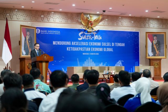 Sekda Sulsel Apresiasi BI Fasilitasi Sulsel Talk Perkuat Ekonomi di Tengah Ketidakpastian Global