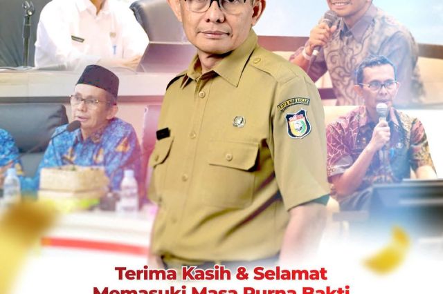 Sekretaris Bappeda Kota Makassar Purna Bakti.