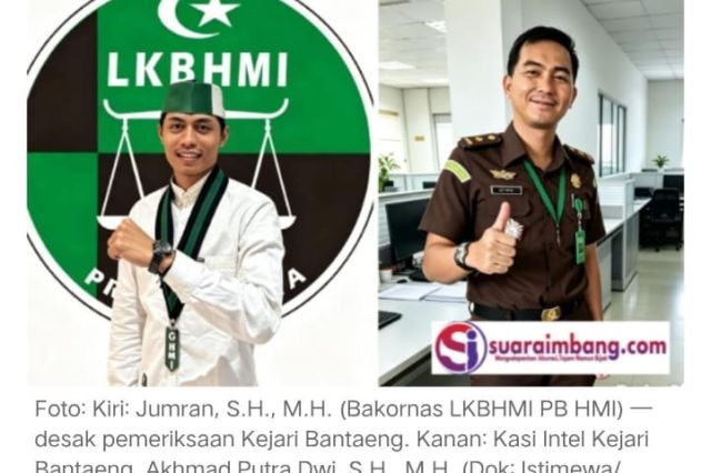 Bakornas LKBHMI Soroti Klarifikasi Pihak Kejaksaan; Kejari Bantaeng jangan berkedok Profesinalisme dan kekerabatan.