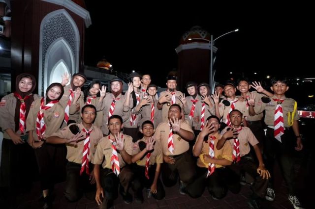 Gubernur Sulsel Semangati Ribuan Pramuka di Malam Puncak Kemah Pendidikan Karakter