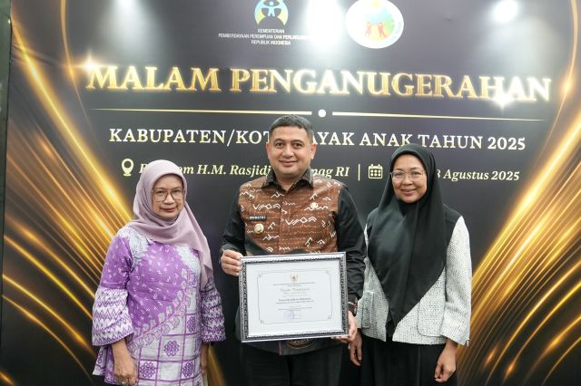 Satu-Satunya di Sulsel, Kota Makassar Sabet KLA Nindya 2025