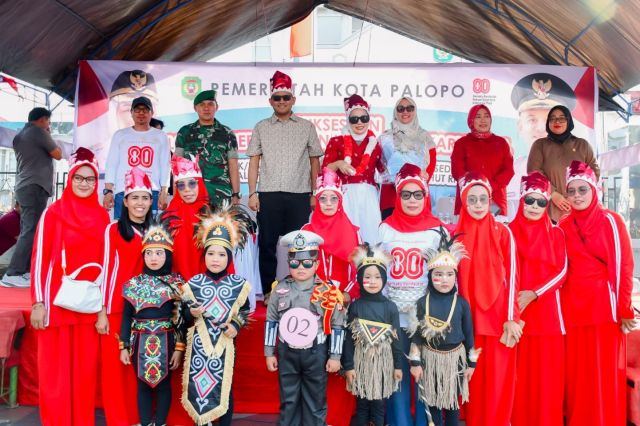 Unik dan Menarik, 99 Peserta TK Meriahkan Karnaval HUT ke-80 RI