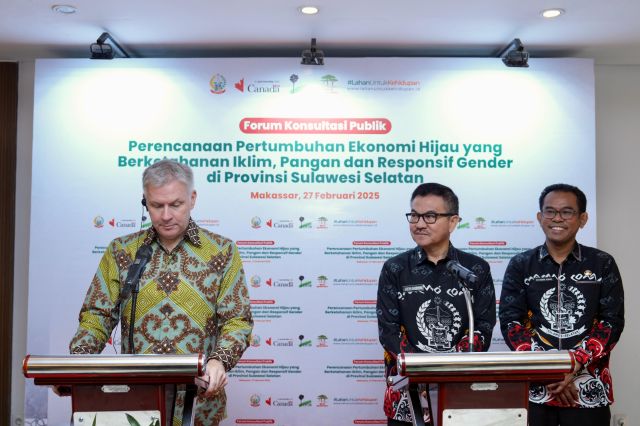 Forum Konsultasi Publik, Sekda Jufri Rahman - Dubes Kanada Bahas Perancangan Ekonomi Hijau Menuju Responsif