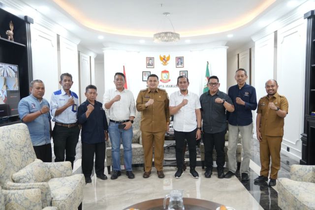Bahas Raker hingga Peresmian Kantor Baru, PWI Sulsel Temui Wali Kota Makassar