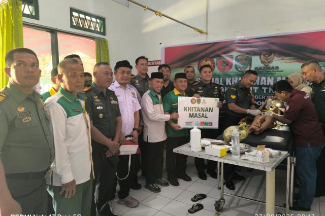 BAZNAS Kota Palopo dan Kodim 1403 Sawerigading Gelar Khitanan Massal