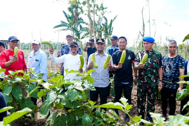 Launching Kebun MBG Terintegrasi, Gubernur Sulsel: SPPG Wajib Serap Pangan Lokal