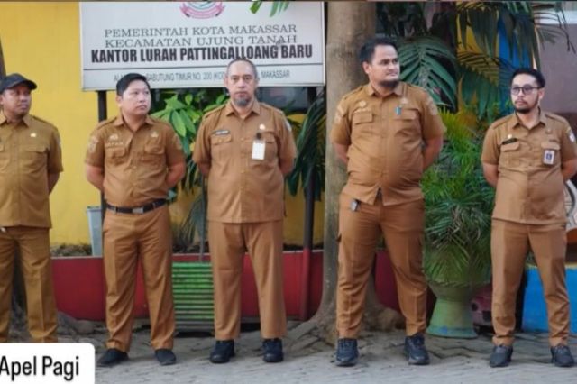 Camat Ujung Tanah Pimpin Apel Pagi: Pertahankan Disiplin dan Kesiapan Pegawai