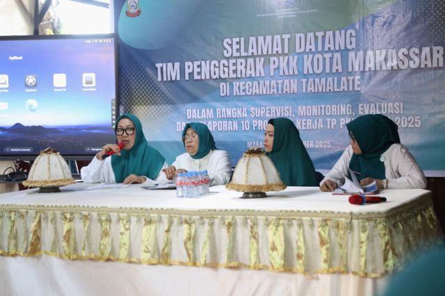TP PKK Kota Makassar Apresiasi Inovasi TP PKK Kecamatan Tamalate dalam Pelaksanaan Program Pemberdayaan