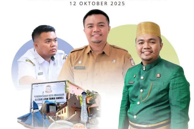 Jajaran Staf Kecamatan Tamalanrea Sampaikan Ucapan Selamat Ulang Tahun Sekcam Tamalanrea