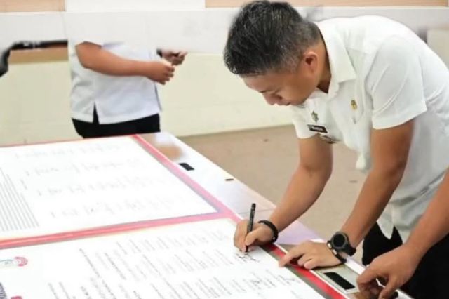 Camat Ujung Tanah Hadiri Rapat Koordinasi Pencegahan Korupsi di Pemerintahan dan DPRD