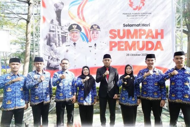 Camat Ujung Tanah Hadiri Upacara Sumpah Pemuda Yang di Pimpin Wali Kota Makassar