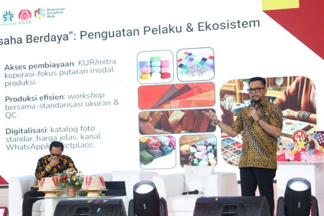 Dekranasda Kota Makassar Gelar Capacity Building bagi Perajin dalam Makassar Craft Expo 2025