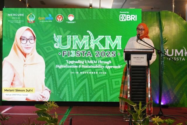 UMKM Fiesta 2025 Resmi Dibuka, DWP Sulsel Siap Majukan Produk Lokal