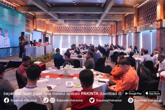Kepala Bidang Pajak dan Retribusi Bapenda Makassar Hadiri Sosialisasi Kepatuhan PBJT Atas Jasa Parkir