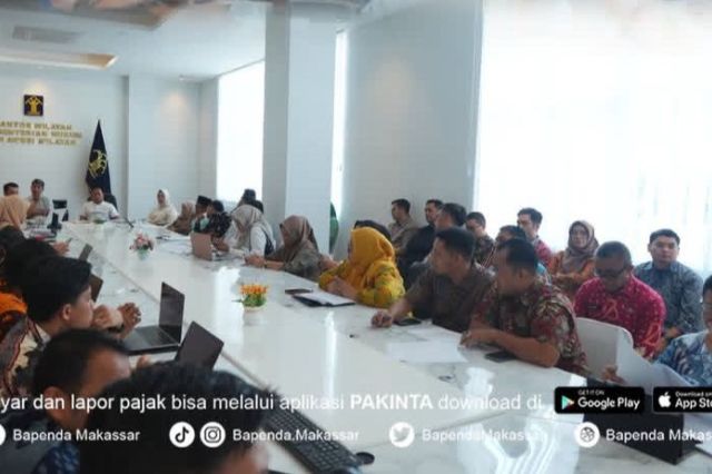 Bapenda Makassar Hadiri Rapat Pembahasan Rancangan Perda Tentang Pengelolaan Parkir