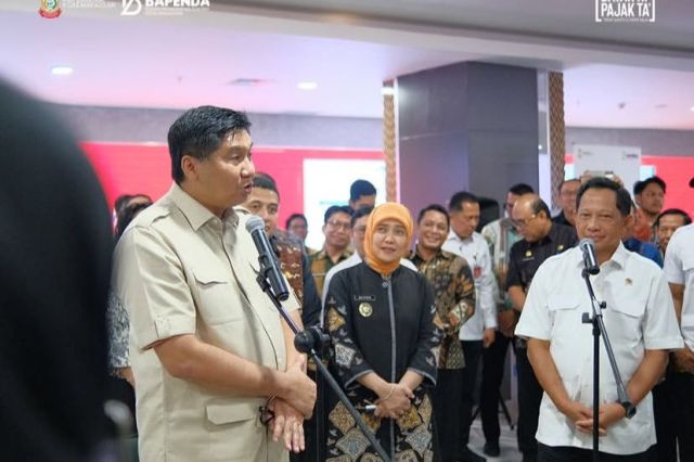 Bapenda Dampingi Wali Kota Makassar Terima Kunjungan Menteri Dalam Negeri