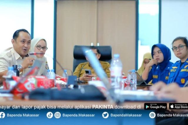 Bapenda Kota Makassar Hadiri Rapat Uji Konsekuensi Informasi Dikecualikan di Dinas Komunikasi dan Informatika