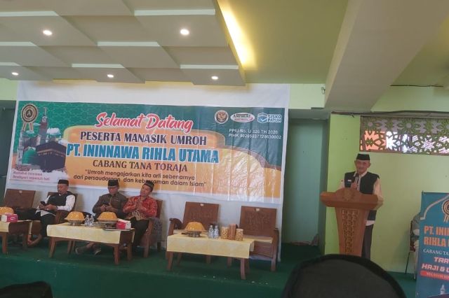 BAZNAS Tana Toraja Sosialisasikan Zakat pada Manasik Umrah PT Ininnawa Rihla Utama