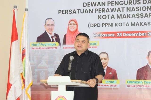 Resmikan Sekretariat PPNI, Munafri: Perawat Wajah Pemerintah di Pelayanan Kesehatan