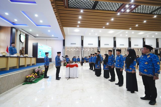 Jufri Rahman Kukuhkan PAW KORPRI Pangkep, ASN Didorong Makin Profesional