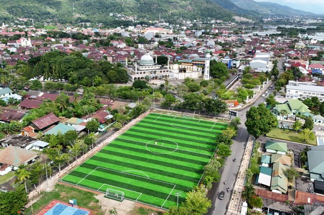 Lapangan Gaspa Palopo Rampung, Gubernur Sulsel: Semoga Jadi Sarana Pola Hidup Sehat Warga