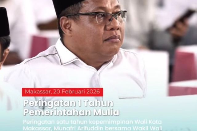 Kepala Bappeda Makassar Hadiri Peringatan Satu Tahun Pemerintahan Mulia