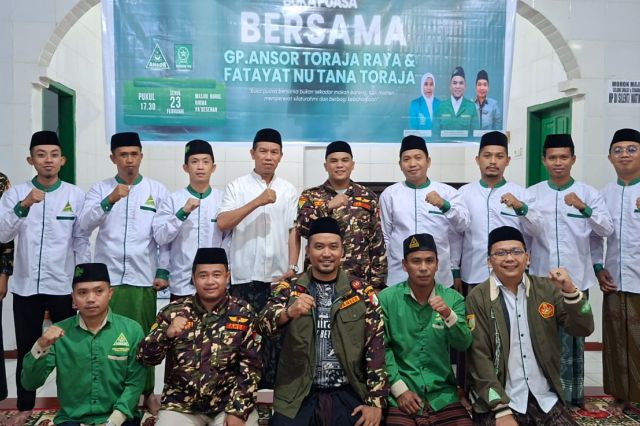 GP Ansor Toraya dan Fatayat Pererat Ukhuwah Lewat Buka Puasa Bersama