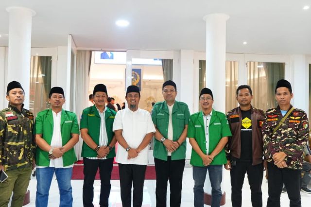 Bahas Kolaborasi! GP Ansor Sulsel Temui Gubernur di Rujab