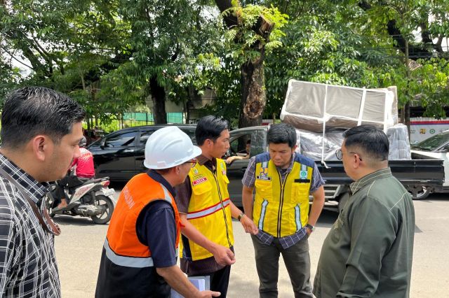 Kadis DBMBK Andi Ihsan Bersama Kasatgas 4.2 Deputi Kordinasi dan Supervisi KPK RI Kunjungan Lapangan