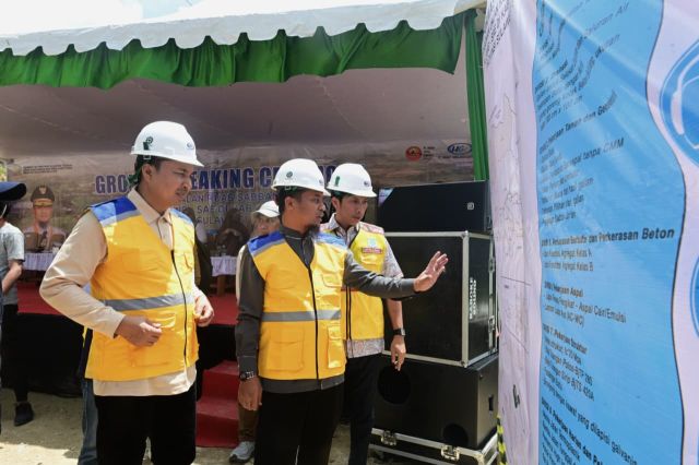 Gubernur Sulsel Groundbreaking Jalan Sabbang-Tallang-Sae, Akses Menuju Seko Terus Dikebut
