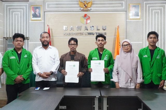 HAM LUTIM Tekan Nota Kesepahaman dengan Bawaslu guna Penguatan Demokrasi