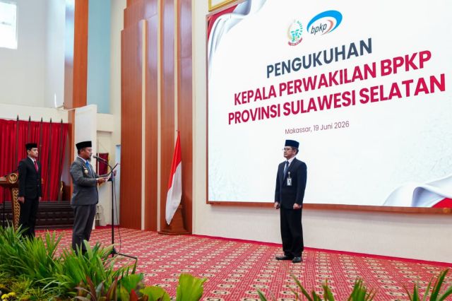 Gubernur Kukuhkan Mardiyanto Arif Rakhmadi sebagai Kepala Perwakilan BPKP Sulsel