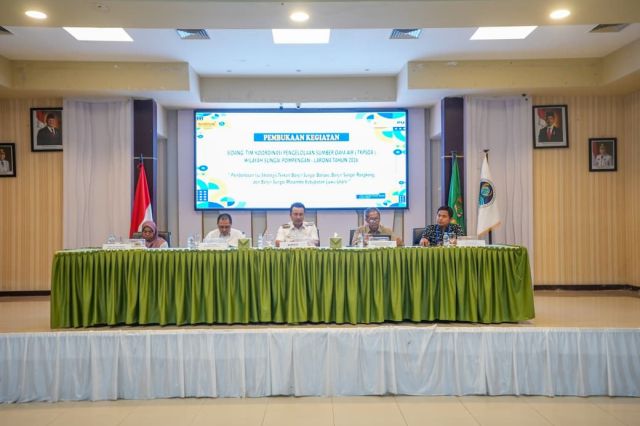 Sidang TKPSDA WS Pompengan Larona Bahas Banjir Pada 3 Sungai Kabupaten Luwu utara
