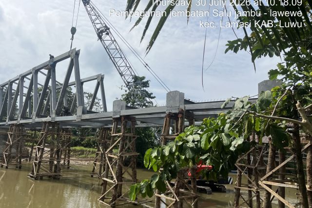 Pemprov Sulsel Kucurkan Rp16 Miliar, Jembatan Salujambu Segera Dilintasi Warga