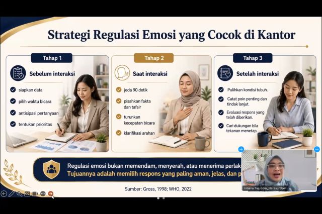 BPSDM Sulsel Perkuat Kompetensi Regulasi Emosi ASN melalui Webinar ASN Adaptif Seri ke-65
