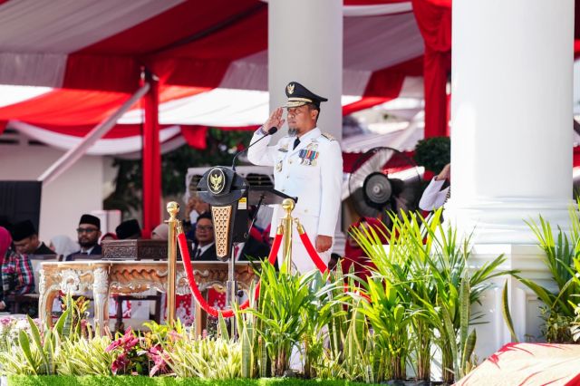 Gubernur Andi Sudirman Pimpin Upacara HUT ke-81 RI, Ini Pesannya