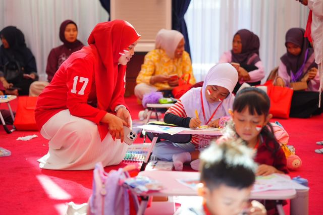 Lomba Mewarnai Meriahkan Dirgahayu RI ke-81di Lingkungan Pemprov Sulsel