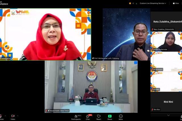 Webinar ASN Adaptif BPSDM Sulsel Bahas Tantangan Pendidikan di Era AI