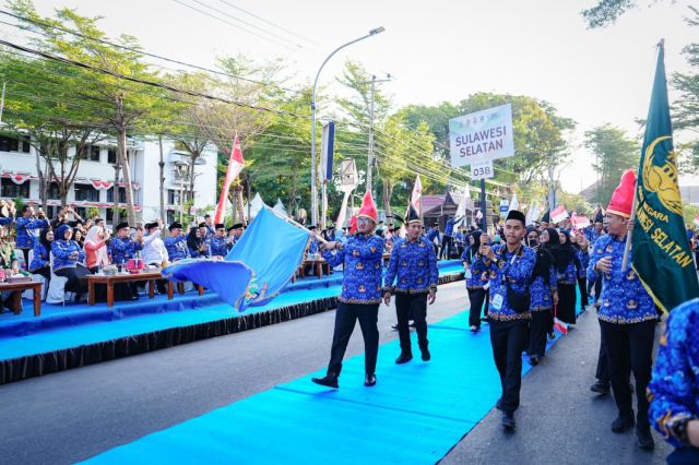 117 Kontingen Meriahkan Pa’wai Ta’aruf MTQ VIII KORPRI Nasional di Makassar