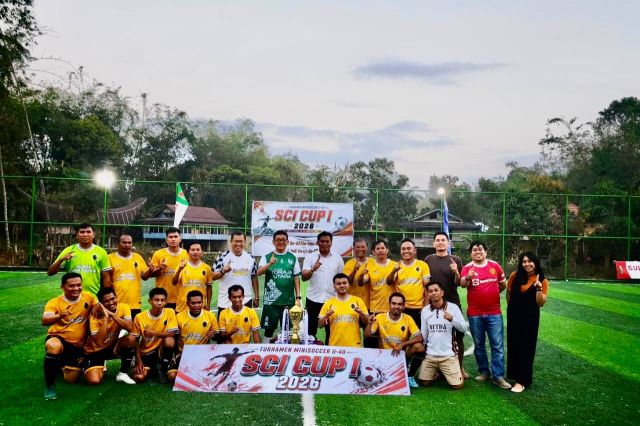 Meriahkan Hut Tana Toraja Ke 69 dan Hari Jadi Toraja Ke 779. PT. SCI Gelar Mini Soccer Cup 1 U-40