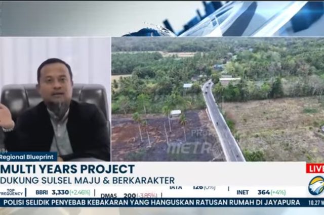 Progres MYP Jalan Provinsi 1.000 Km di Awal September, Gubernur Sulsel: Sekitar 35 Persen Sudah Tertangani