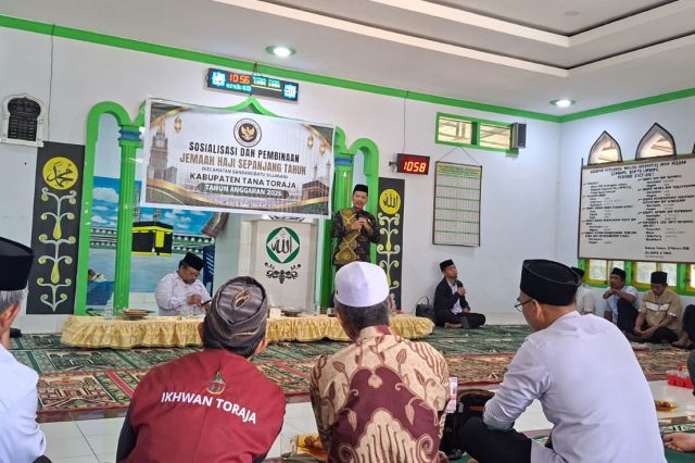 Gandasil Jadi Penutup Sosialisasi, Kemenhaj Tana Toraja Dorong Kesiapan Calon Jemaah Haji
