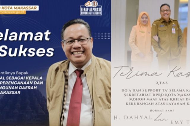 Pelantikan H. Dahyal Sebagai Kepala Bappeda Tuai Respon Posistif, Jajaran Sekretariat DPRD Ucapkan Selamat dan Apresiasi