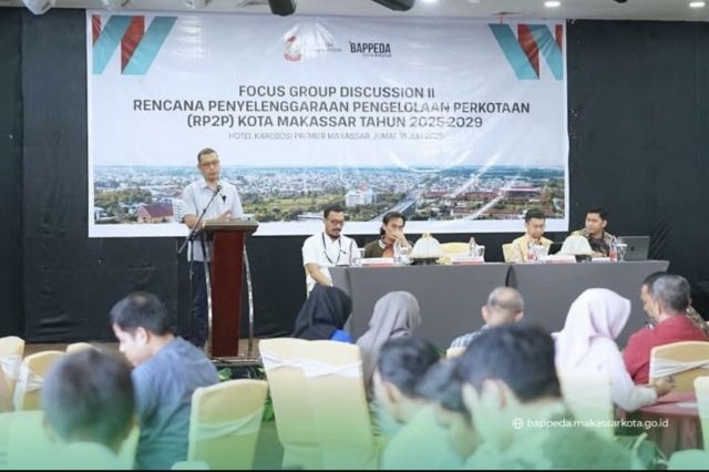 Bahas Pembangunan Kota Makassar Lima Tahun Kedepan, Bappeda Menjadi Tuan Rumah Diskusi Kelompok Terumpun
